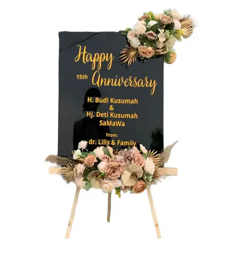 Papan Bunga Akrilik Tipo