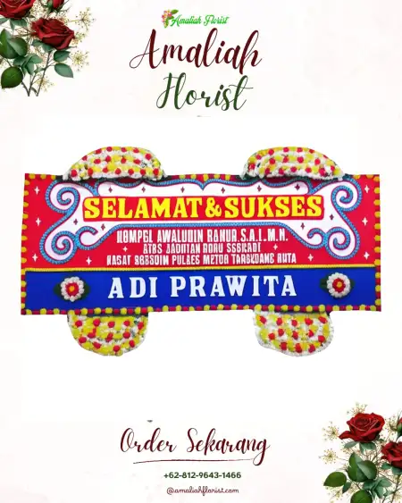 Papan Bunga Ucapan Selamat Tipo